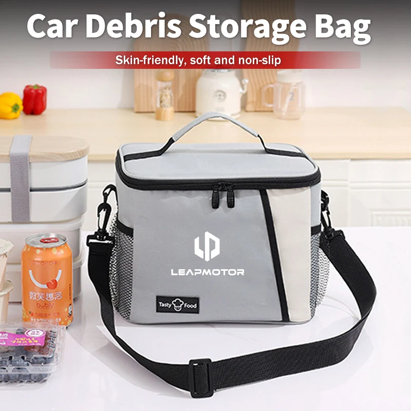 

Insulated Lunch Bag Lunch Bags Reusable Lunch Bag with Adjustable Shoulder Strap For Leapmotor T03 S01 C11 C01 Leap Motor