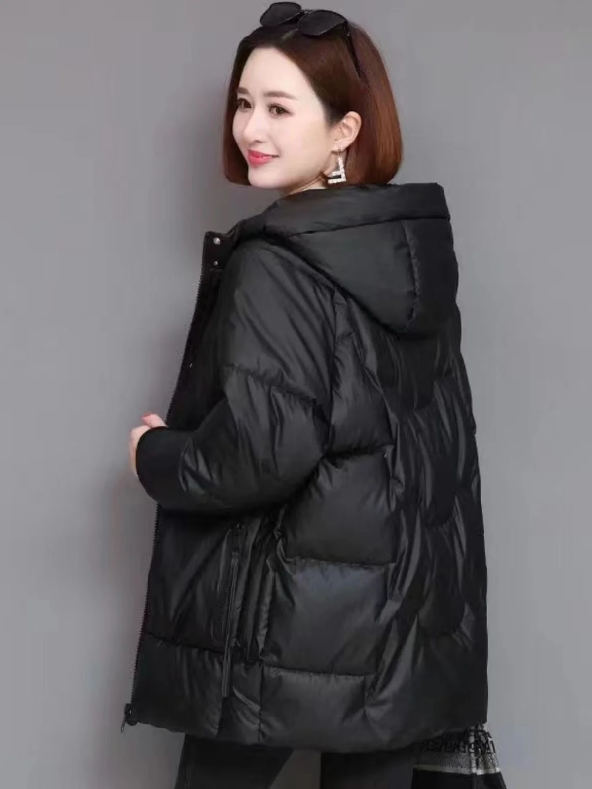 new-winter-thiened-long-cotton-jaet-loose-down-cotton-coat-warm-faionable-collar-pin-casual-sle-pure-color-design