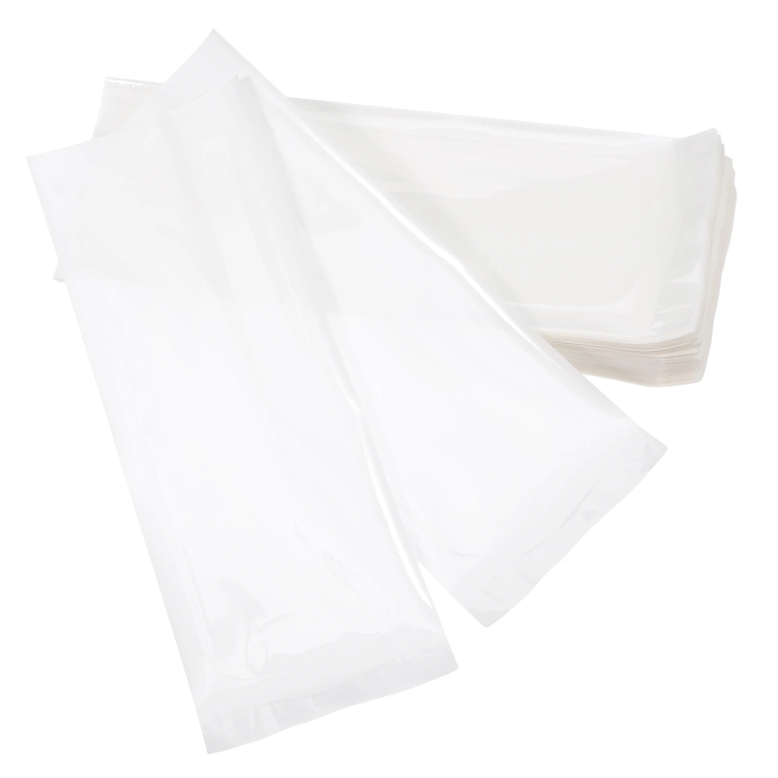 

100 шт. медицинские сумки односторонние прозрачные 70x190 мм белые герметичные сумки для хранения защитные дорожные сумки для рукоделия