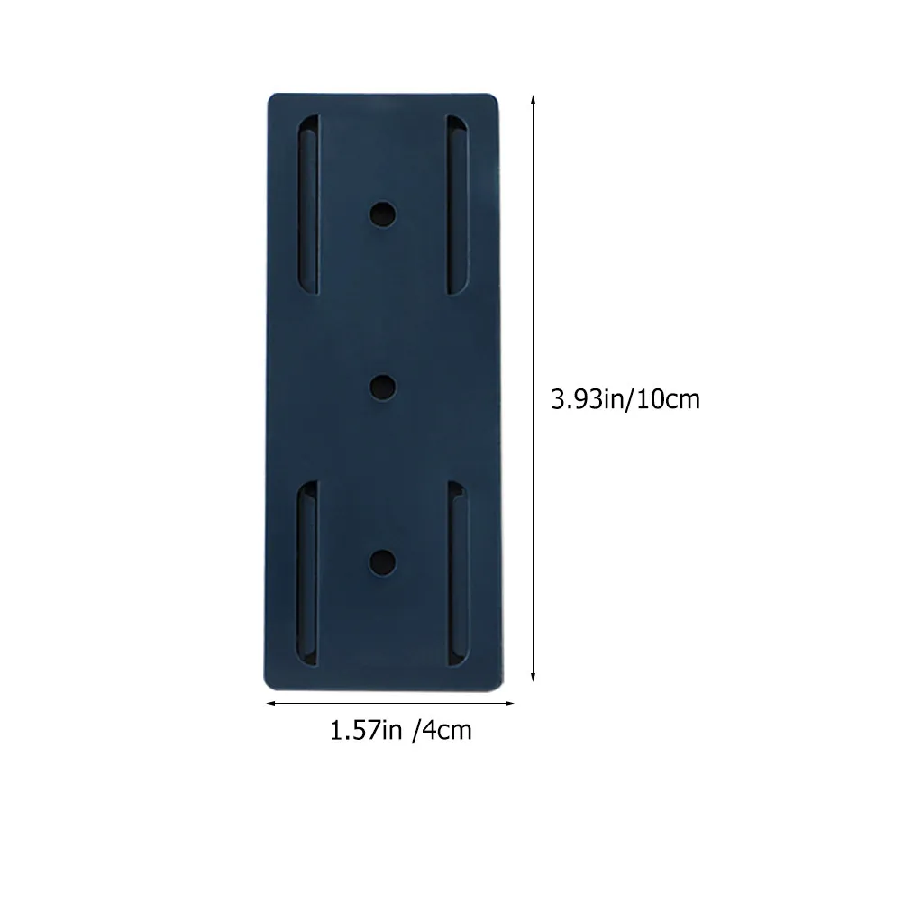 4 Pcs Sockets Power Strip Wall Organizer Adhesive Holder Punch Free Mount Rack Stand