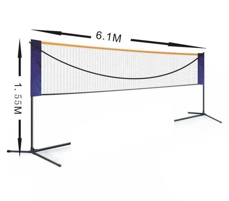 Kimchi Ball Net Set Kimchi Ball Stand Paddle and Tennis Badminton Net Set