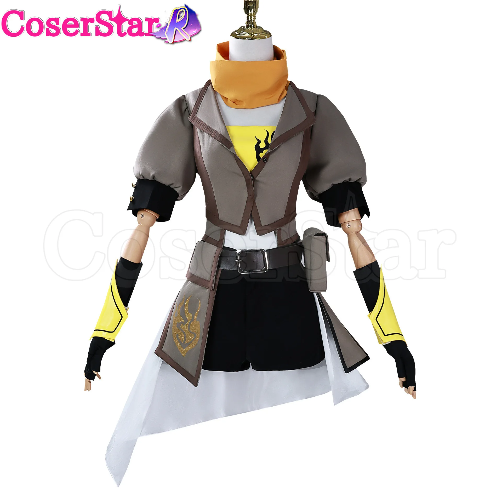 CoserStar-R روبي روز فايس شني بليك بيلادونا يانغ شياو طويل تأثيري حلي لعب الأدوار الزي ل روبي كوميك كون