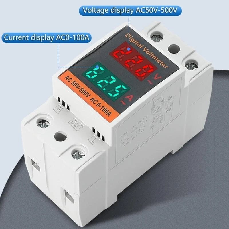 homes Electrical Usage Monitors with High Brightness LED Display and 35mm W91B