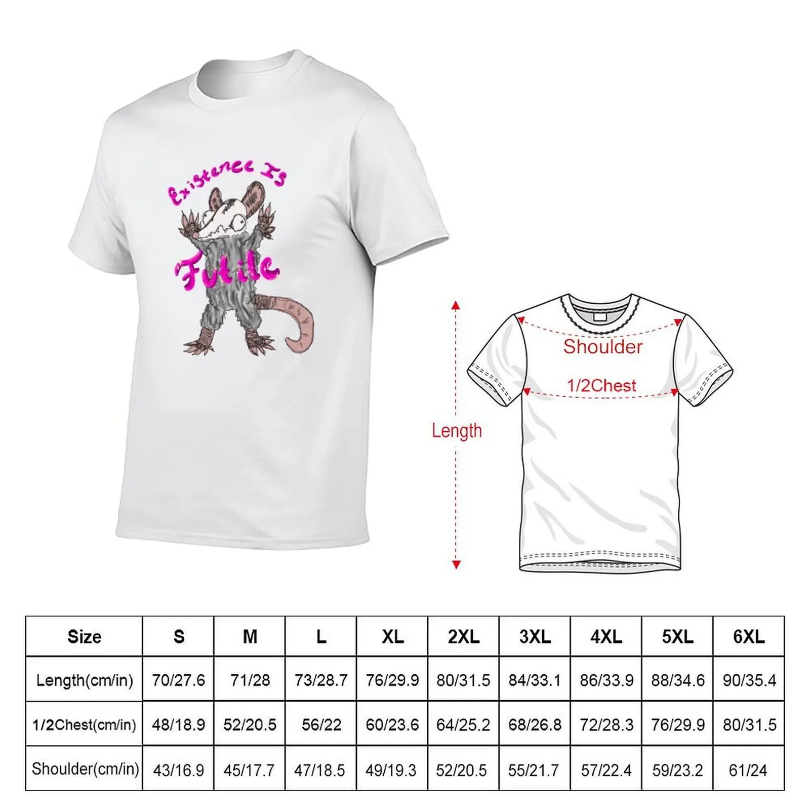 Existence is Futile T-Shirt plus size tops graphic t shirts Men's t shirts