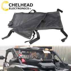 UTV Sunshine malha protetora para Can-Am Maverick X3 e X3 Max, janela traseira com protetor solar, Black Net, Bombardier 2015-2024