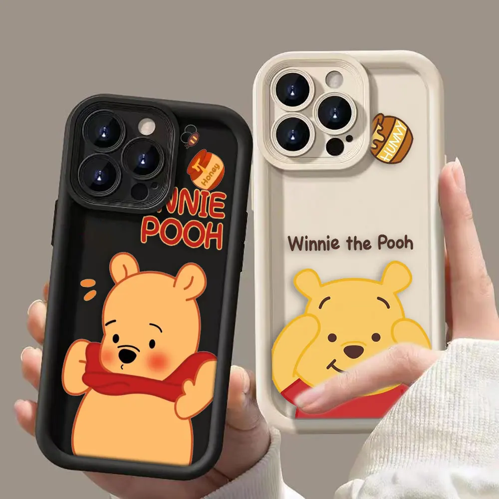 

Cartoon Bear Winnie The Pooh Case For Infinix TECNO POP 8 CAMON 20 SPARK 10 20 SMART 5 6 7 8 HOT 10 20 30 30I 40 40I Case Shell