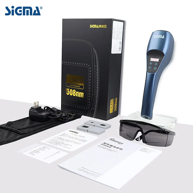 Persönlicher Gebrauch 308 nm UVB-Phototherapiegerät SIGMA SQ1DJH UV-Lichttherapielampe Vitiligo Psoriasis-Behandlungsmaschine