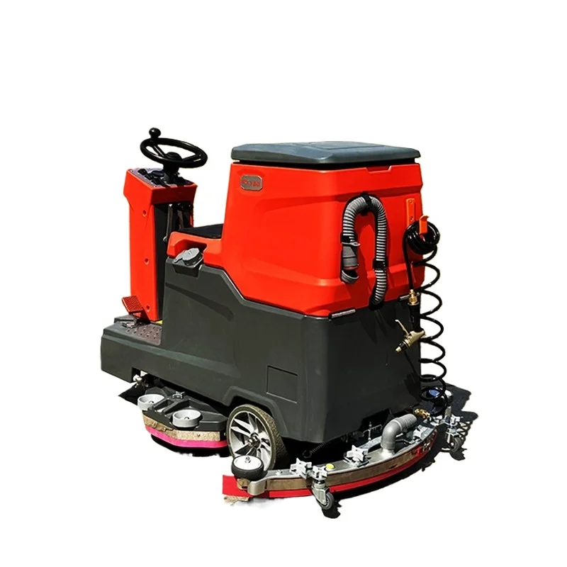 

Hot Selling Double Brush Ride on Floor Scrubber with High Cleaning Efficiency Simple and Convenient Operation