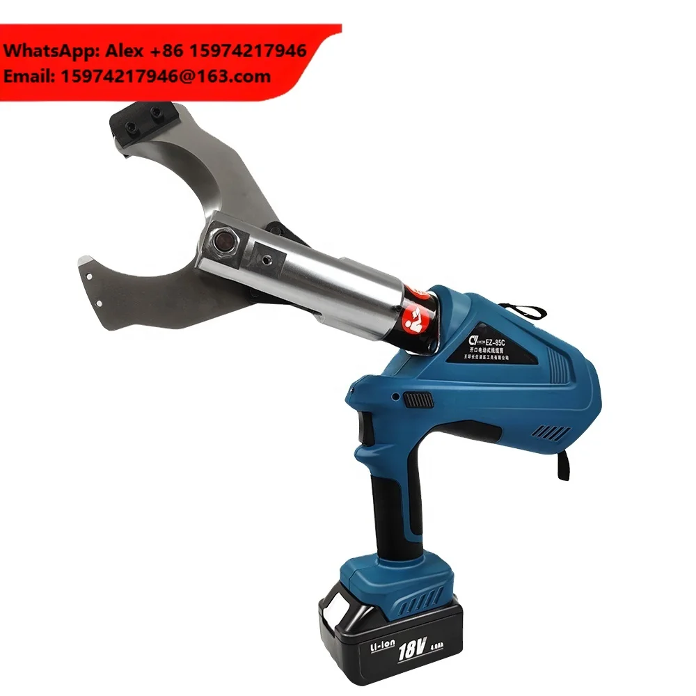 EZ-85C High Quality Electric Battery Cutting Tool Copper Cordless Cable Cutter