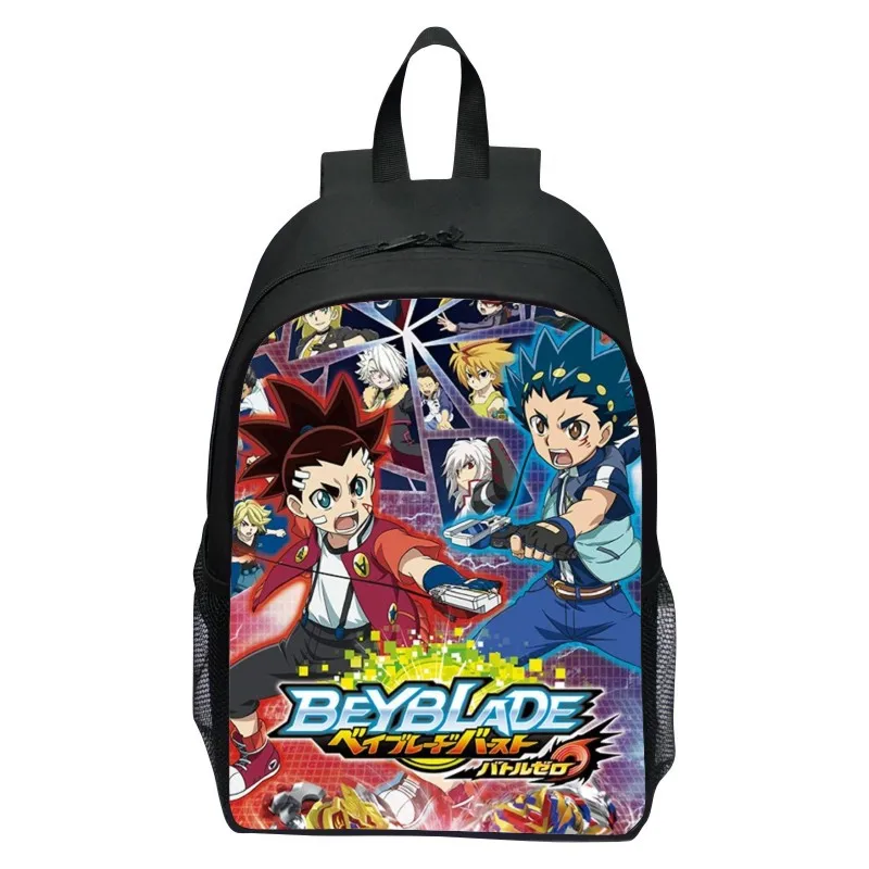 حقيبة ظهر للأطفال ثلاثية الأبعاد مقاس 16 بوصة Beyblade Buttst القتالية الدوران حقيبة المدرسة الابتدائية حقيبة ظهر لرياض الأطفال #2