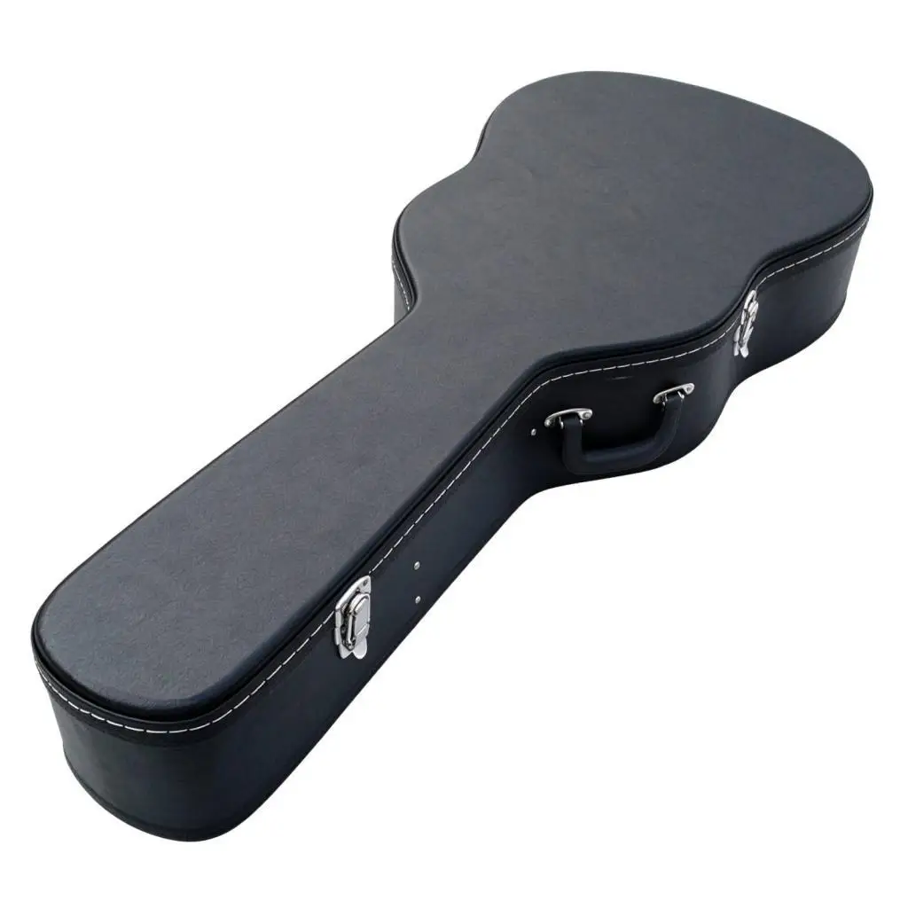 Rigid Electric Guitar Case with Plush Interior for Stratocaster and Bass 38 Inch Heavy Duty Handle