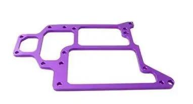 108065 HSP Upgrade Spare Parts For 1/10 R/C Model Car Purple Compact Aluminum Radio Tray 188065