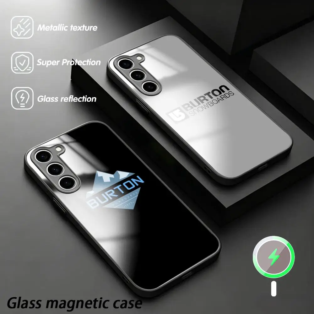 Skipping burton fins design Phone Case For Samsung S26 S25 S24 S23 S22 S21 Plus Ultra Fold A Glass Magnetic Case