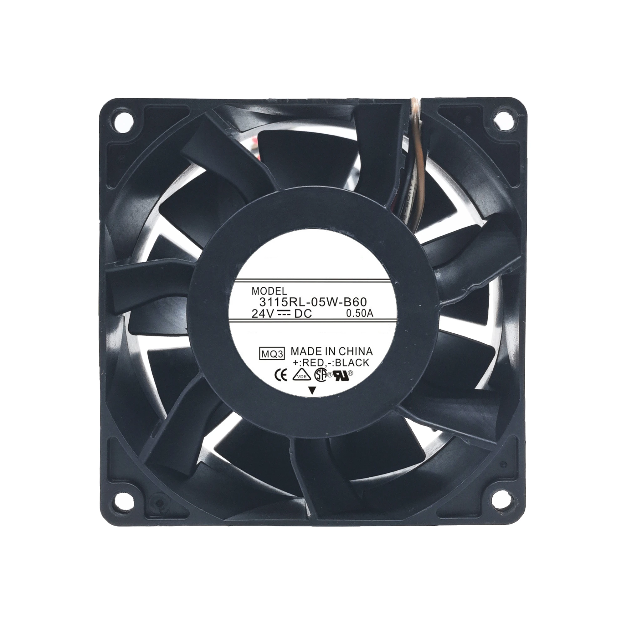 

Вентилятор охлаждения 3115RL-05W-B60 B66 B69 B70 DC 24 В 8 см 8038 80x80x38 мм 2/3-проводной