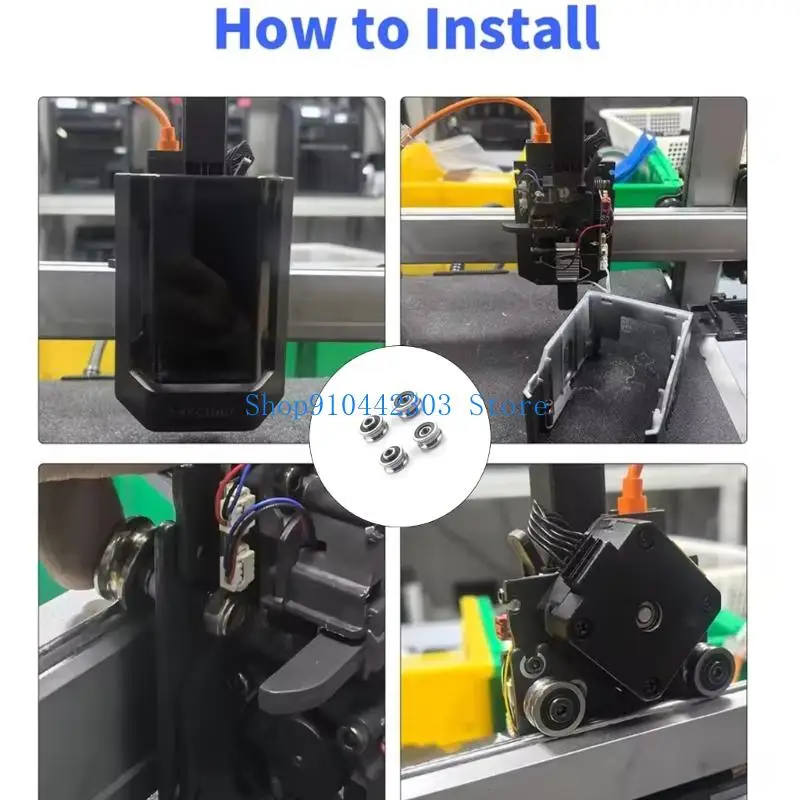 

Колесо 3D-принтера L4MD с несколькими моделями, подчеркивающее прочную металлическую конструкцию и тихий поворот для серии