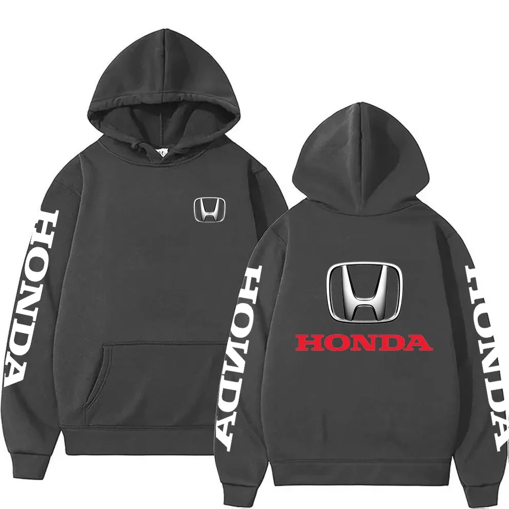 Sweat à capuche noir pour hommes Honda Racing, sweat-shirt élégant pour hommes, pull sportif de Style de rue pour femmes, nouvelle collection automne/hiver