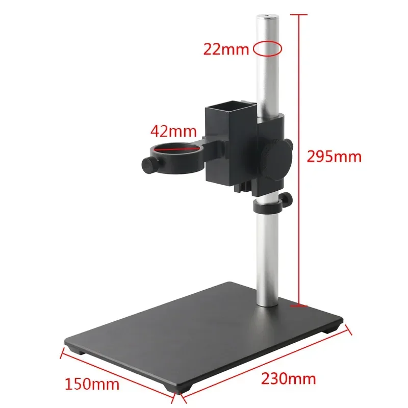 48MP HD 1080P HDMI USB videocamera per Microscopio elettronico 100X 130X C-mount LED Light Industrial welding Microscopio Recorder