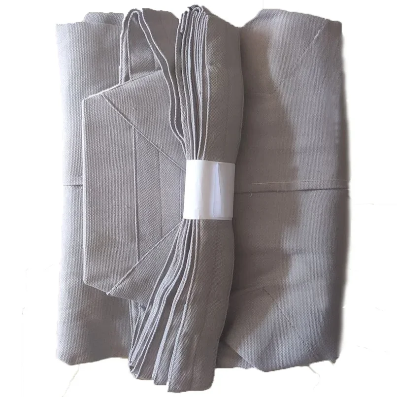 بنطال كيندو قطني عالي الجودة للجنسين هاكاما كيكو جي آيدو أيكيدو رمادي #5