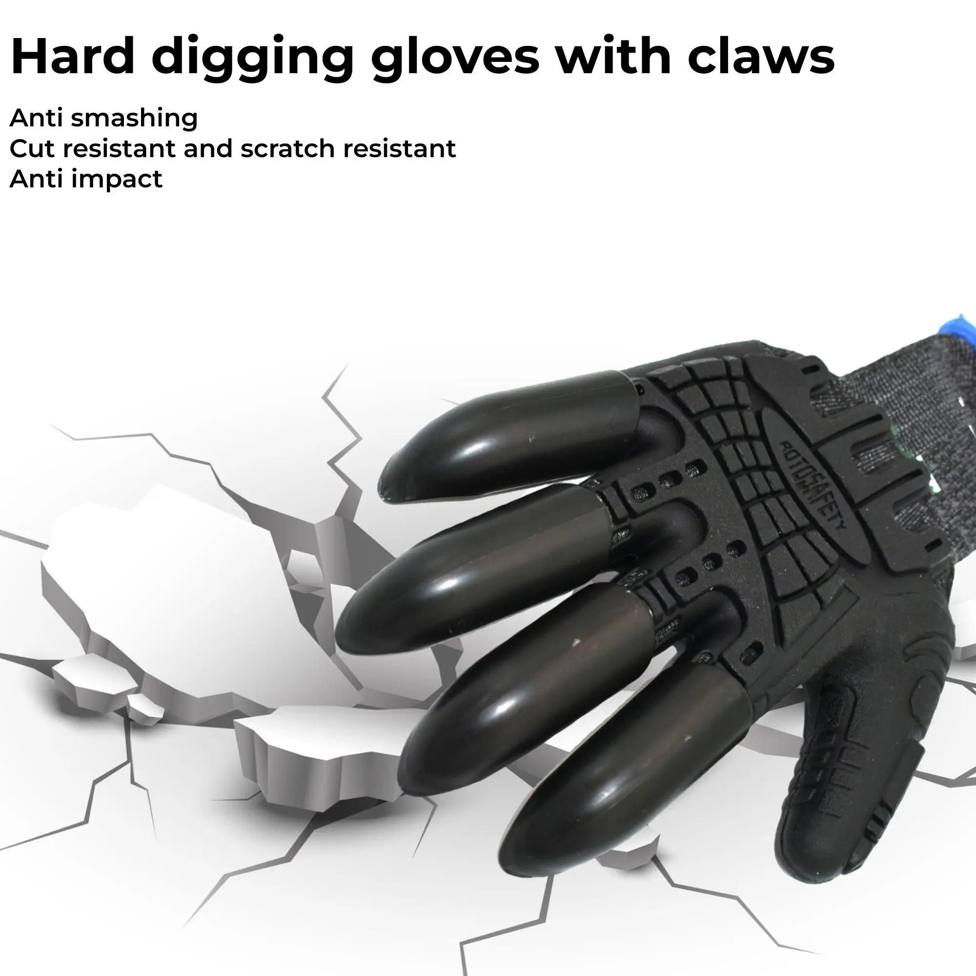 Heavy-duty Earthquake Relief Equipment Earthquake Rescue Gloves Anti Smashing Mechanical Gloves Digging Glove