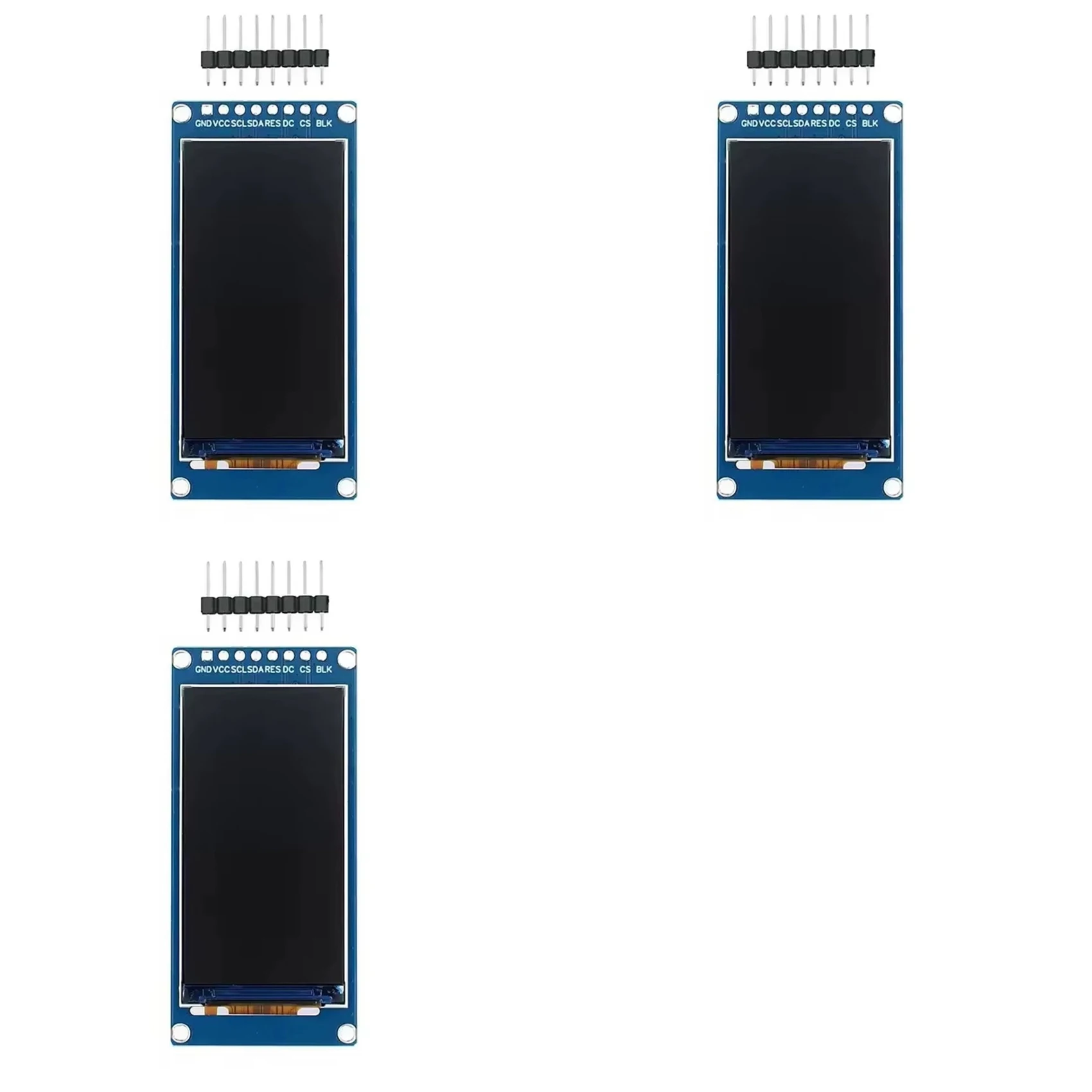 AA08-3Pcs 1.9Inch IPS Full Angle TFT Display Screen LCD Screen Color Display Module SPI Serial Port 170X320 ST7789