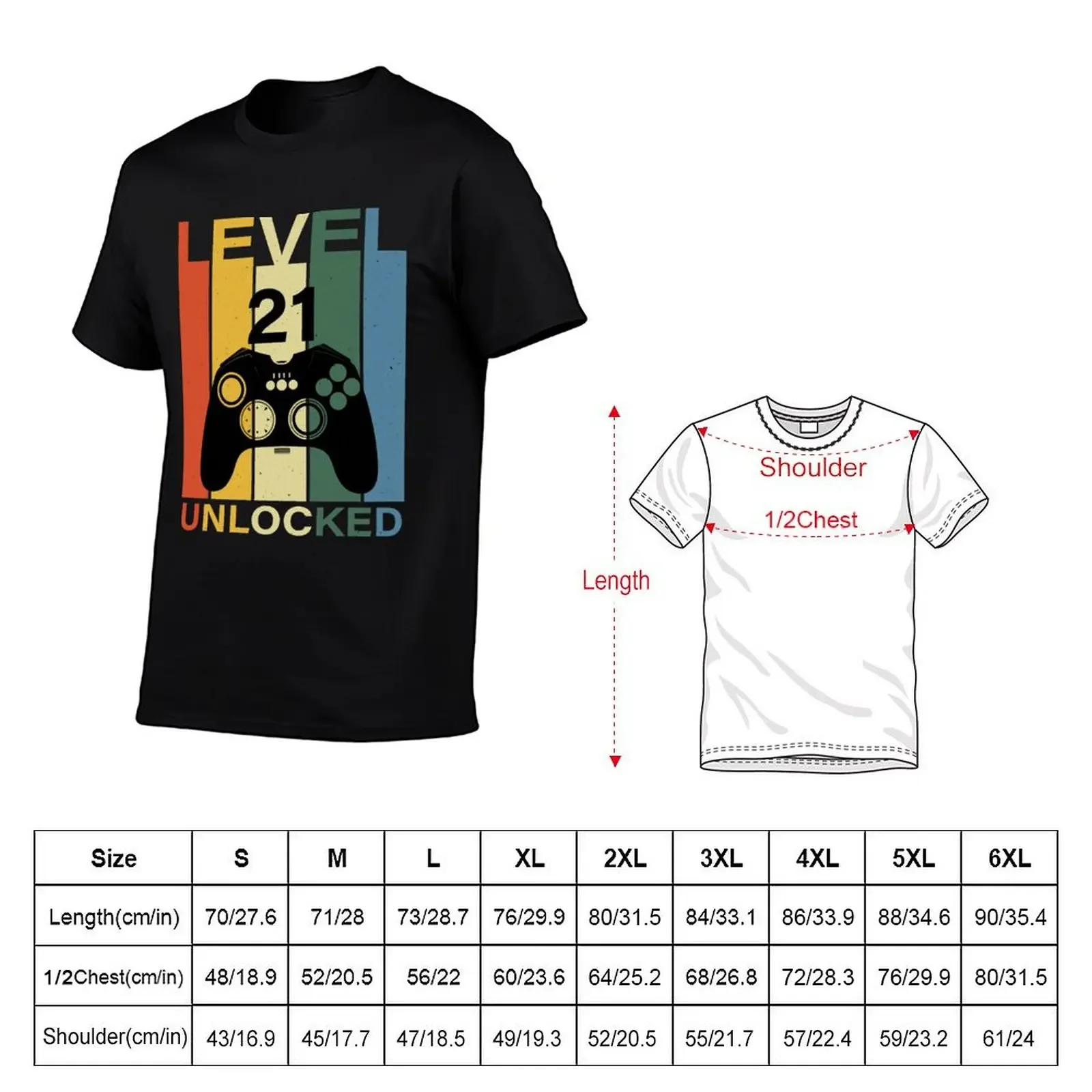 Level 21 Unlocked T-Shirt Personalized t-shirt rapper graphic tees compression shirt men