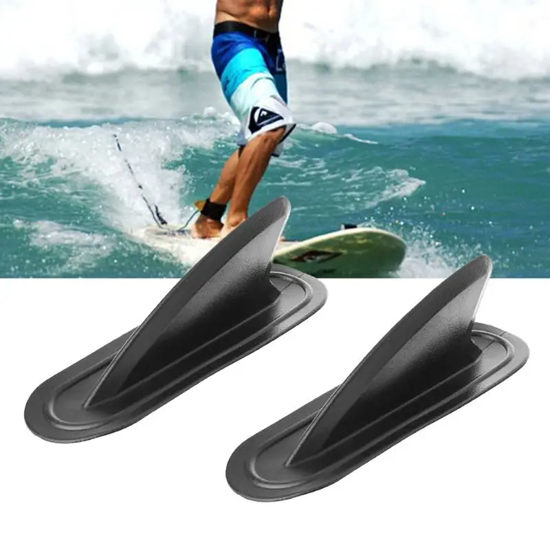 2 Pcs Surfboard Fins Tail Vane Detachable Paddleboard Fins Kayak Tracking Fin for Canoe Boat Surfboard Long Board