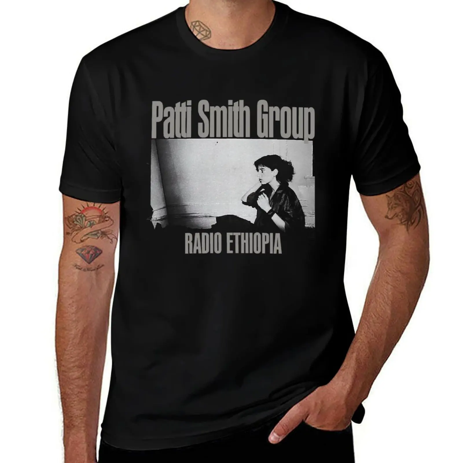 Patti Smith Group Radio Ethiopia T-Shirt Streetwear Print Tee Shirt