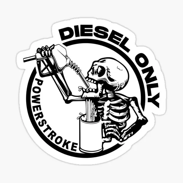 Diesel Only Creative Sticker Truck Car Vinyl Laptop Accessories Camper Window Glass Moto Racing Camper Off-road Locomotive Decal