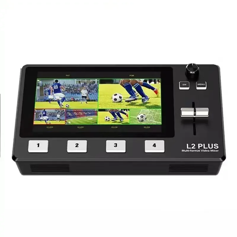 Excellent LIVEPRO L2 Multi Format Video Mixer Switcher 4xHDMI Inputs Camera Production USB3.0 Live Streaming Youtube