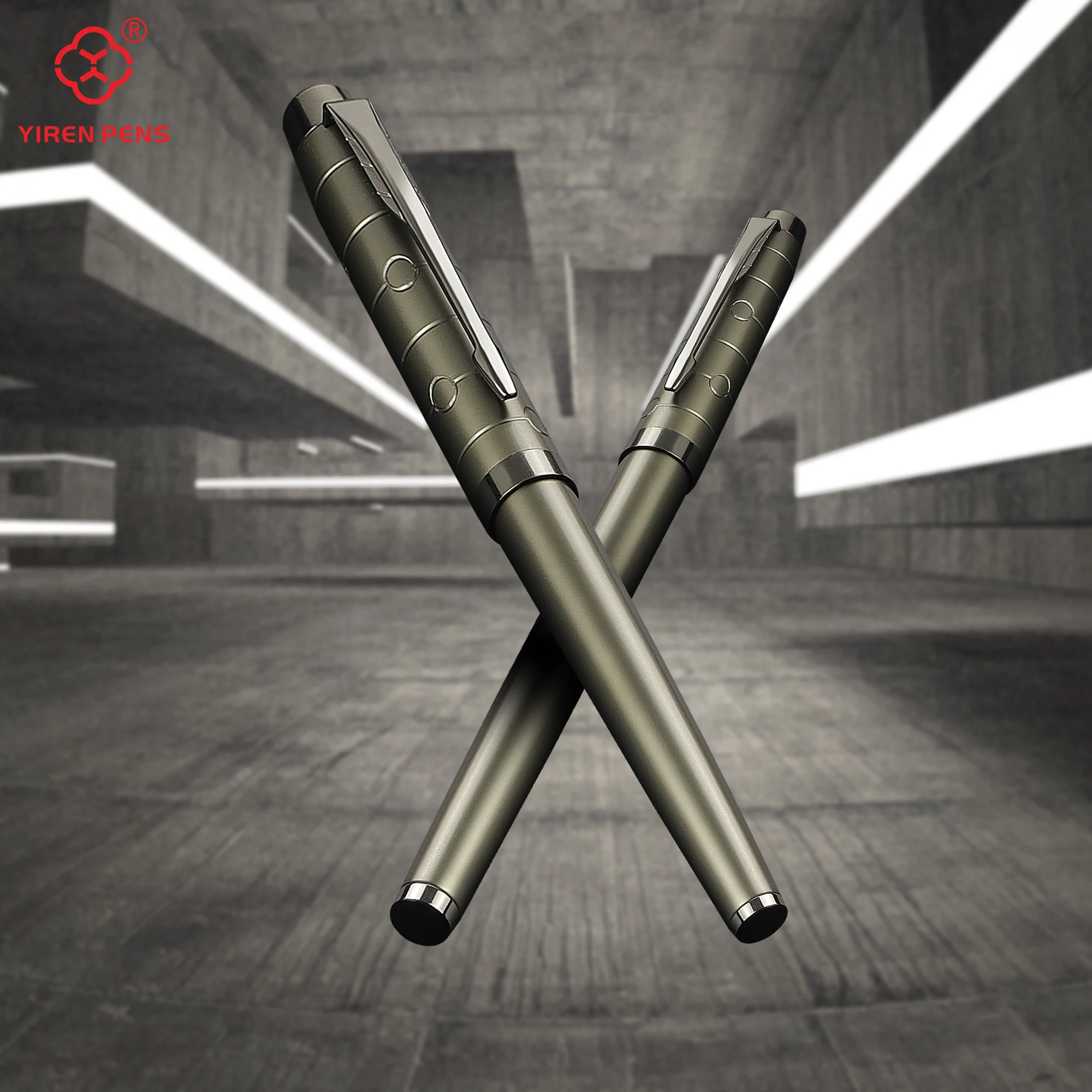 

Ручка перьевая профессиональная металлическая, стильная и прочная, механическая, металлическая, 1 шт.