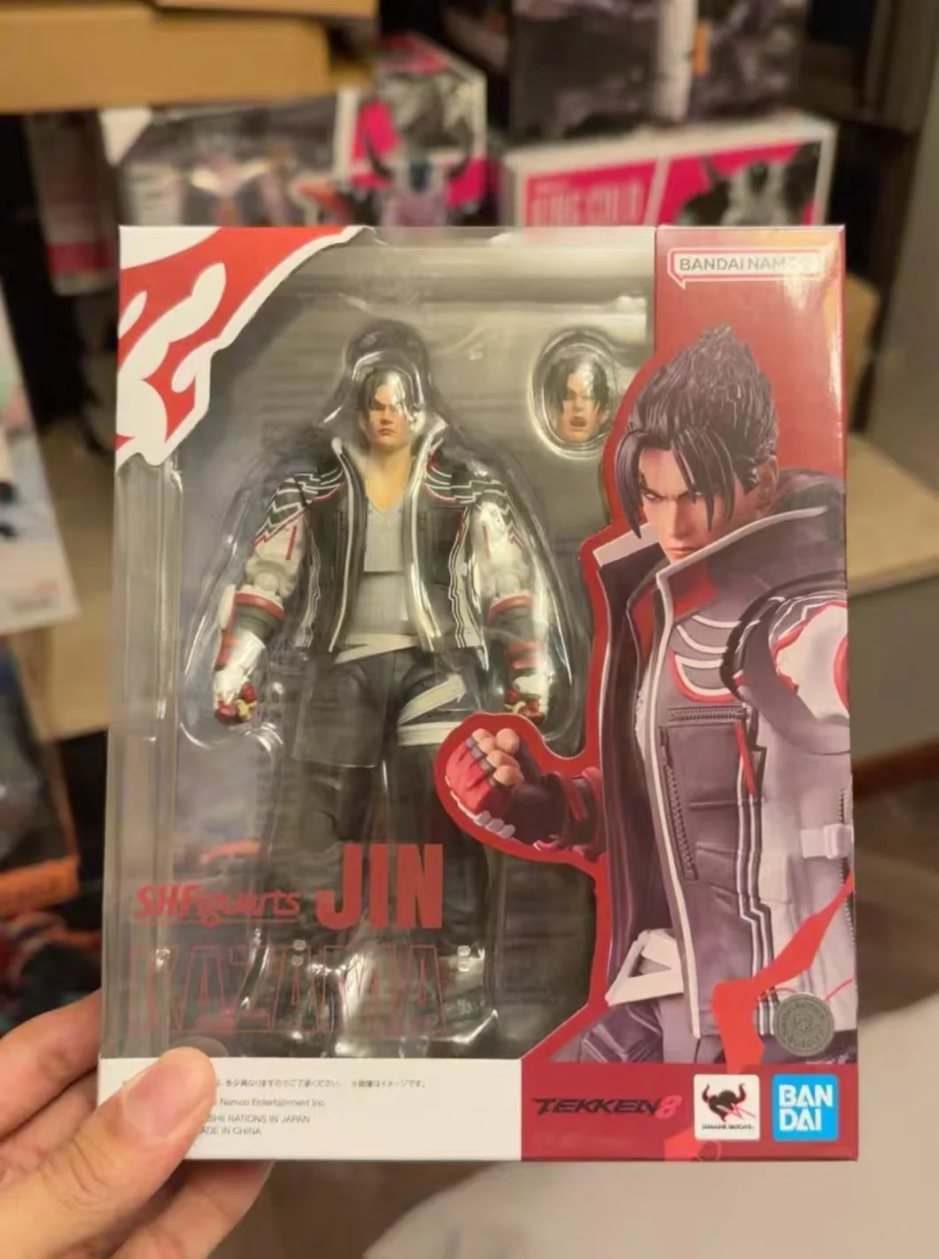 bandai-–-modele-a-collectionner-original-shf-shfiguarts-tekken-8-jin-kazama-jouets-a-assembler-cadeau-en-stock
