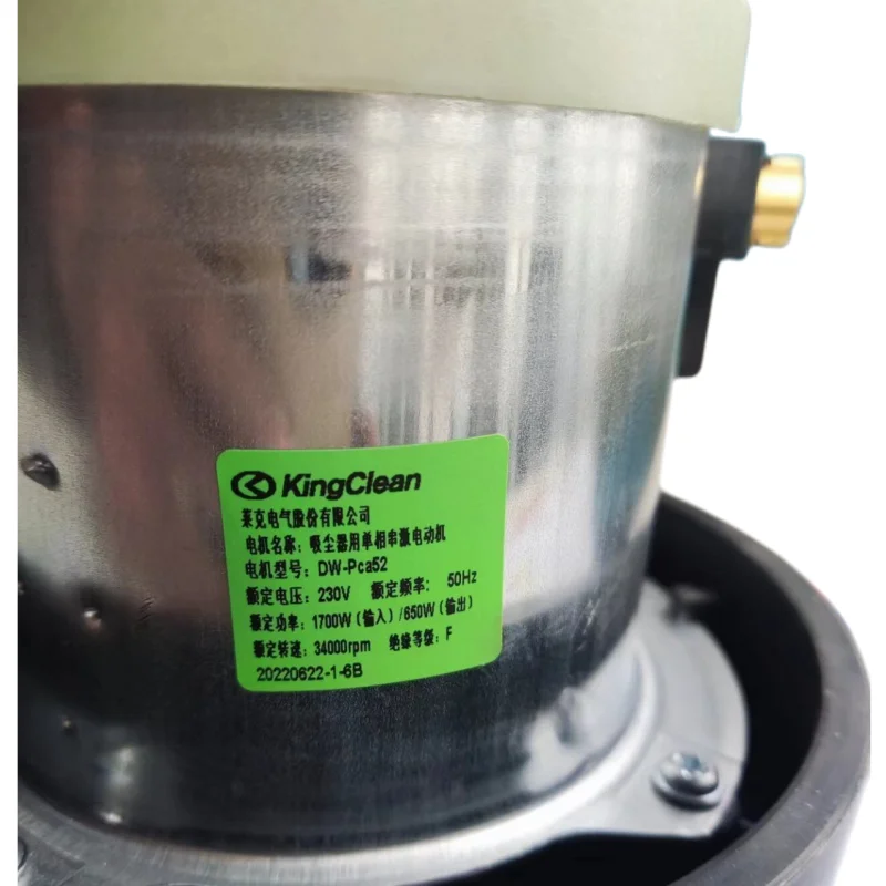 kingclean DW-pca52 motor for KARCHER NT30/1ME Plus NT18/1 NT20/1 NT25/1 NT30/1 NT38/1 NT40/1 Vacuum cleaner replacement motor