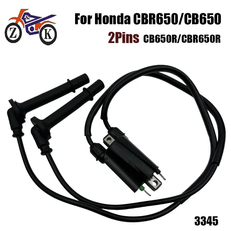 

Motorcycle Ignition Coil For Honda CB650 CBR650 CBR650R CB650R EFI Motorbike Ignition Wire Cap Set Replacement 30500-422-003