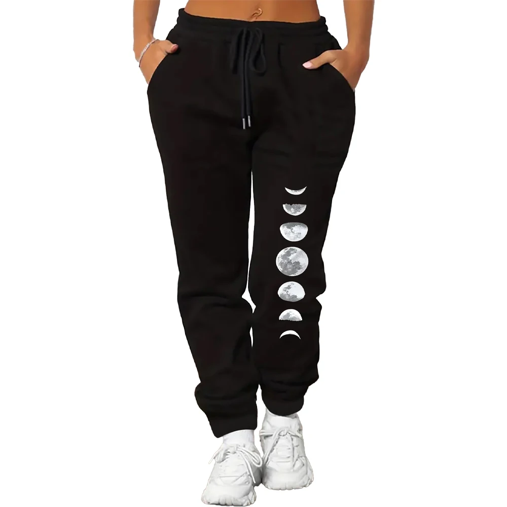 

Wide leg pants for women lined with sweatpants straight pants girdle pants Casual fitness jogging pants Travel basic sweatpants