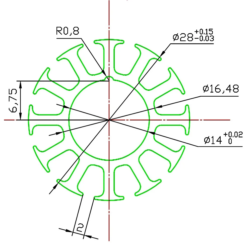 Stator pour planche à roulettes, accessoires de moteur, aile de partenaires, pièces de moteur de importateur multi-rotor UAV, avion et bateau AC, 2860