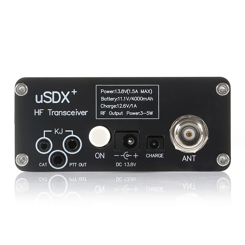 Original R1.02W 3-5W USDX+ SDR Transceiver All Mode 8 Band HF Ham Radio QRP CW Transceiver 80M/60M/40M/30M/20M/17M/15M/10M
