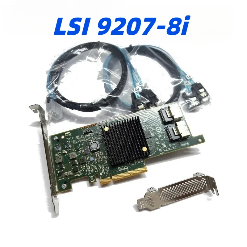 

Контроллер LSI 9207-8i SAS 6 Гбит/с HBA с расширением SATA и режимом IT для серверных хранилищ