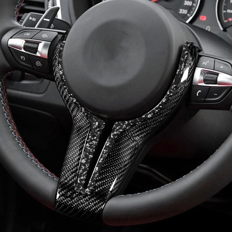 Carbon fiber T-back Style Replaceable steering wheel thong Auto parts accessory For BMW M2 M3 M4 M5 M6 X5M X6M