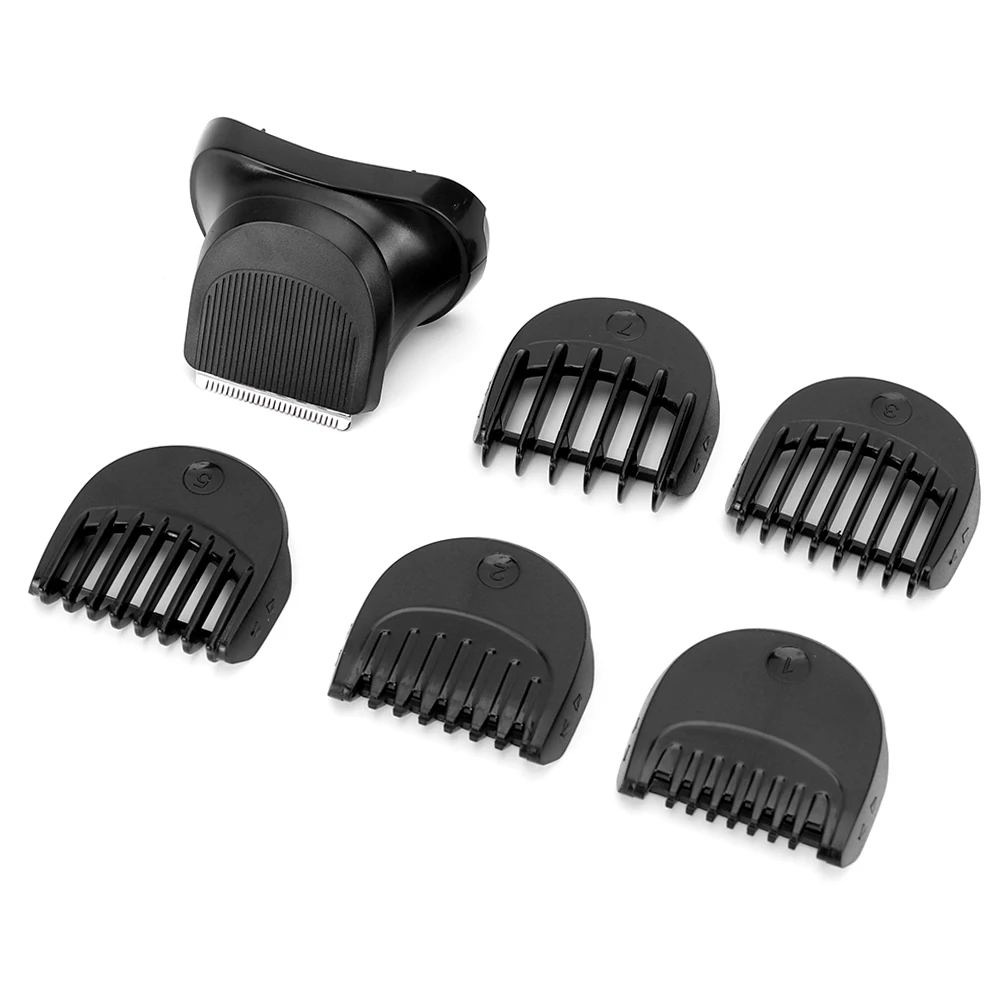 Cabeça de aparador série 3 com 5 pentes de limite Cabeça de aparador de barba Substituir cabeça de barbeador para 380s-4 3040 3045 300s 301s 310s 3000s