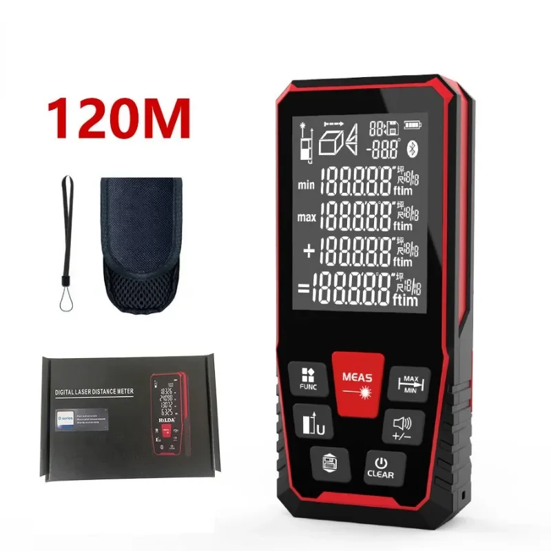 

Laser Distance Meter, Laser Tape, Range Finder, Building Measure Ruler, Measuring Device