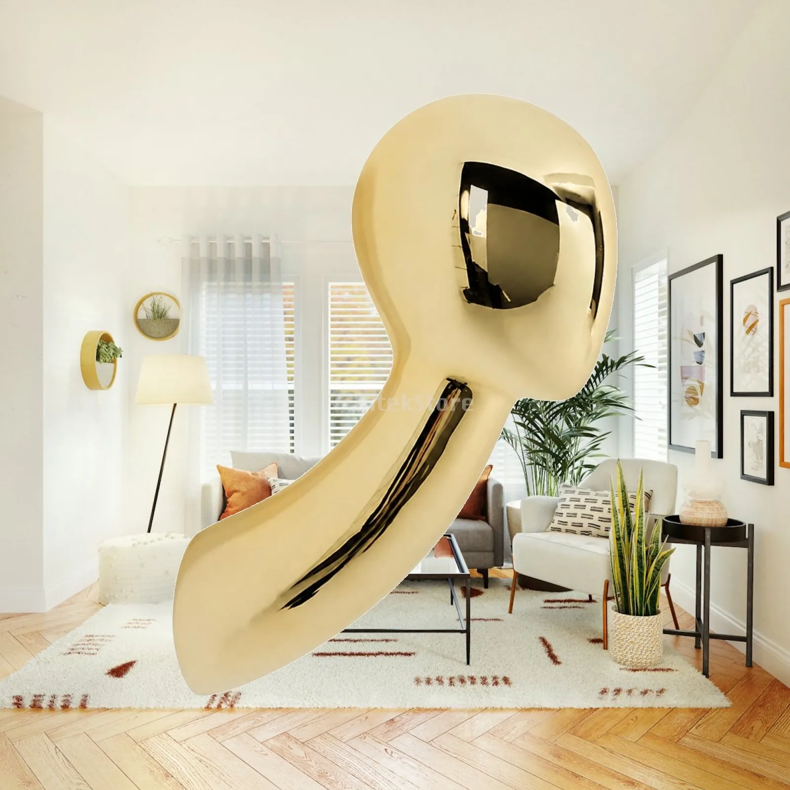 featureless-mannequin-head-with-long-neck-sleek-gold-toned-mannequin-head-lightweight-long-lasting-for-salon-boutique