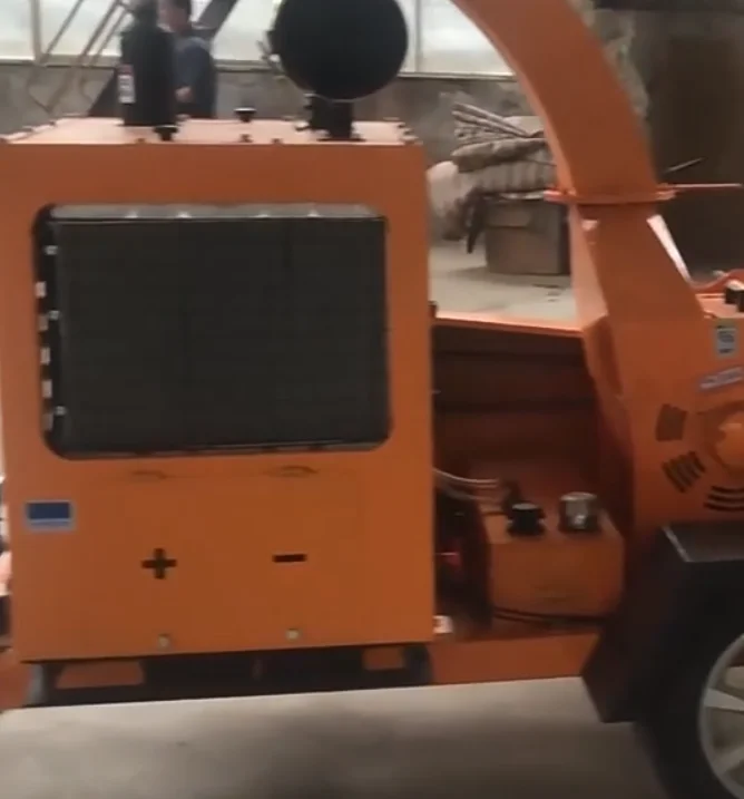 Automatic Hydraulic Feed Drum Wood Grinder Electric Diesel Engine Wood Chipper Machine, Compact Garden Shredder for Farm
