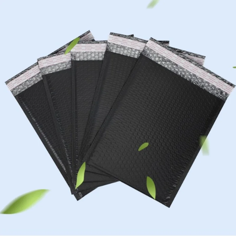 10Pcs Black Bubble Envelopes Bag Waterproof Foam Bubble Mailers Shipping Envelope Bags Self Seal Packaging Organizer Bag