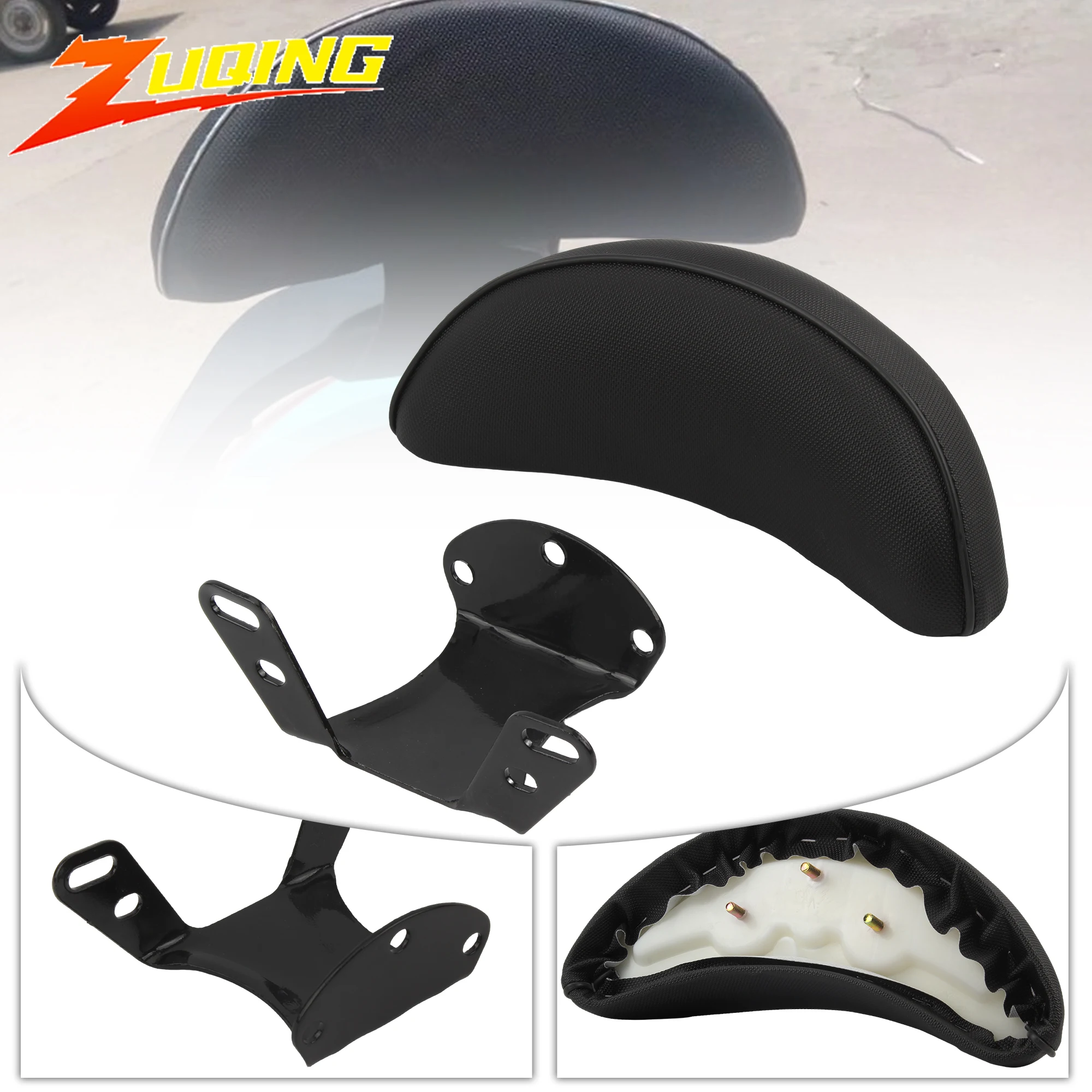 

Universal Motorcycle Rear Seat Backrest Electric Bike Universal Parts Motorbike Modification For Honda Suzuki Kawasaki Yamaha