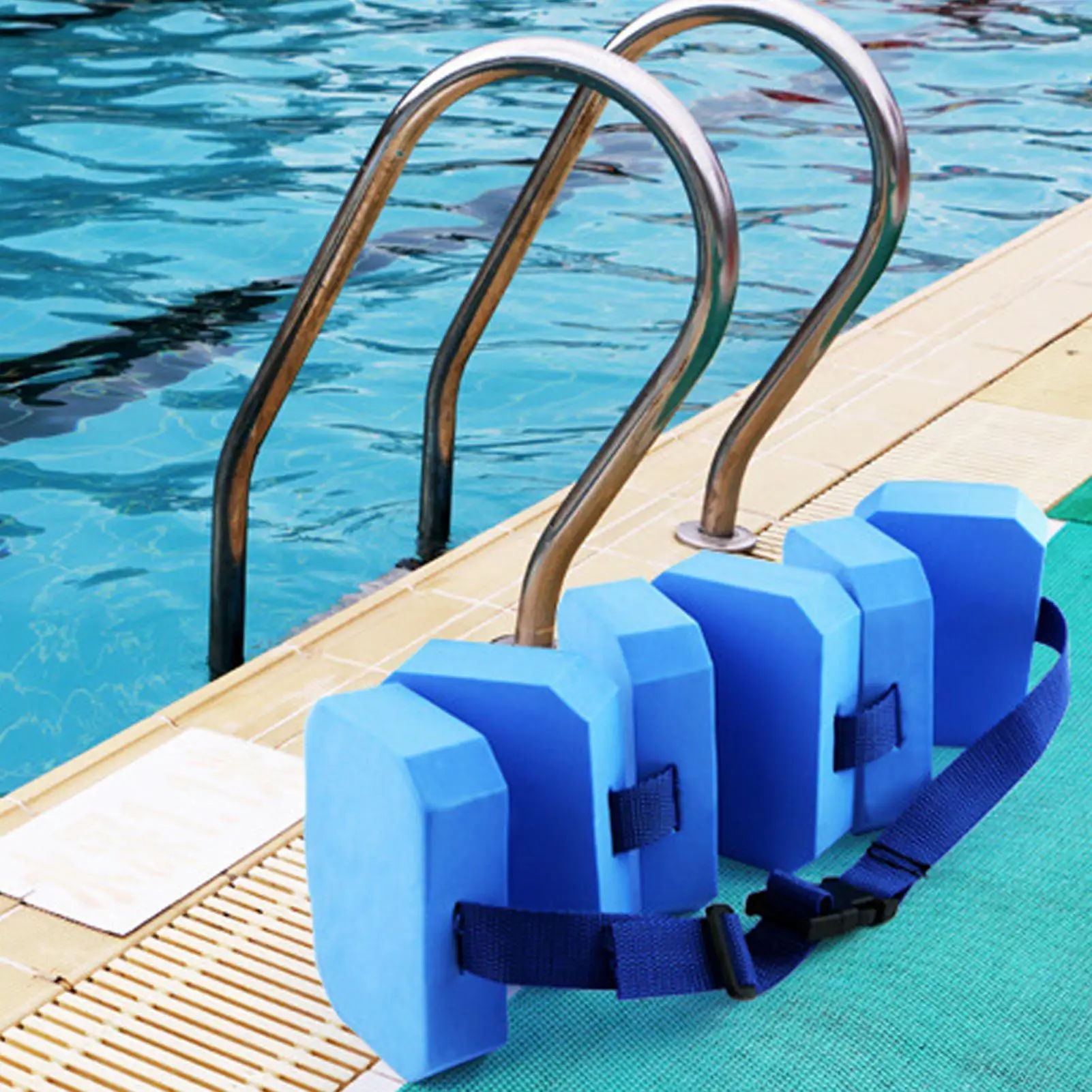 Cinture da nuoto per bambini Cintura di galleggiamento da allenamento Dispositivo di galleggiamento in EVA regolabile Esercizio di allenamento Galleggiabilità per piscina con pozzanghera da spiaggia