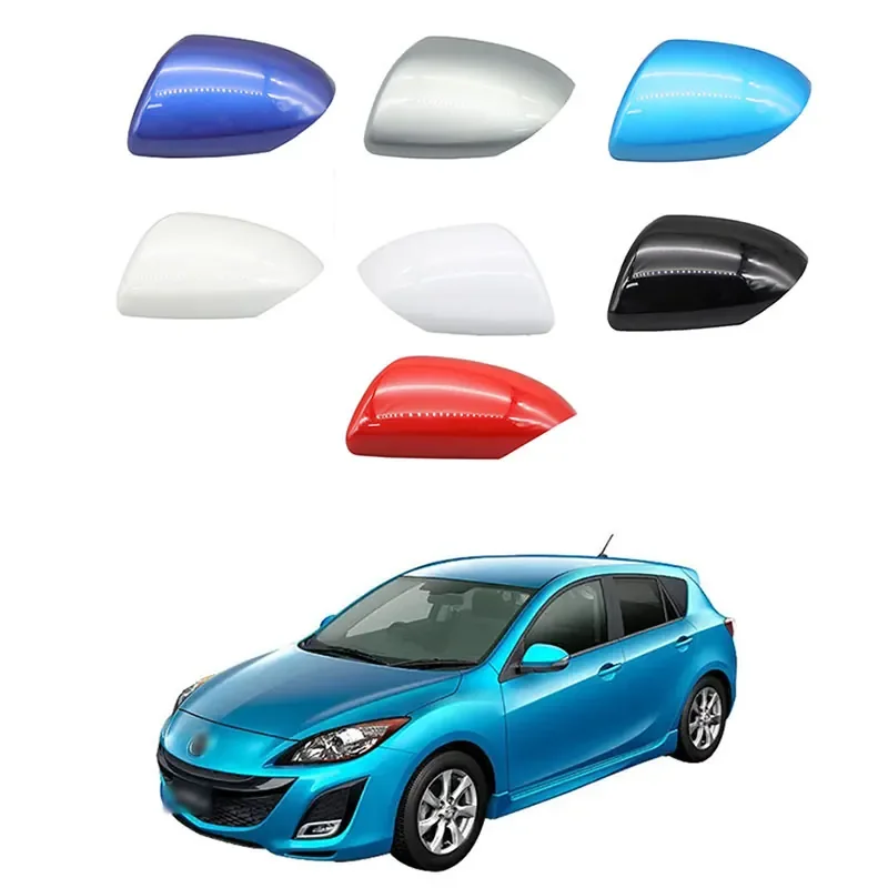 For Mazda 3 Axela BL 2009-2013 Rearview Mirror Cover Shell Decoration