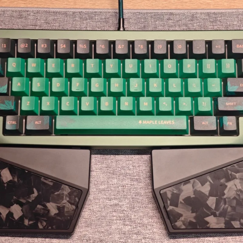 

Hot selling KBDfans custom mechanical metal keyboard kit aluminum shell hot swappable silent capacitor keyboard layout simple