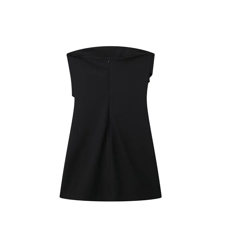 Faionable ort Strapl Dr Jupe ort taille haute polyvalente Dr pour femme, couleur pure, pour les déplacements, été...