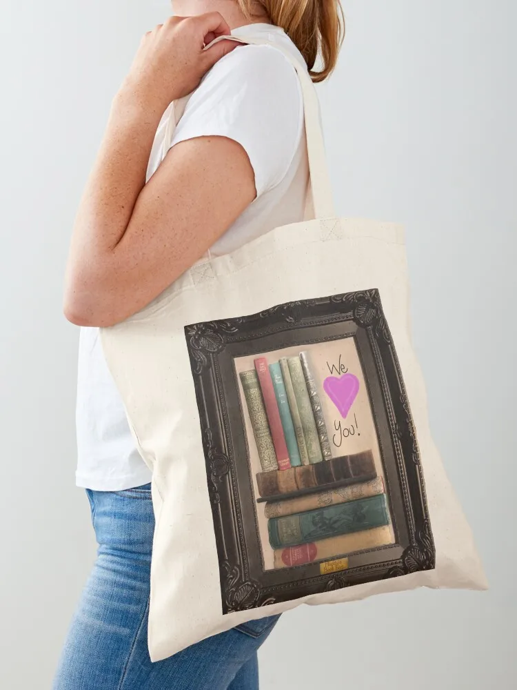 

Book Bag for Maddy Tote Bag canvas tote bags custom canvas bag Fabric Women's shopper