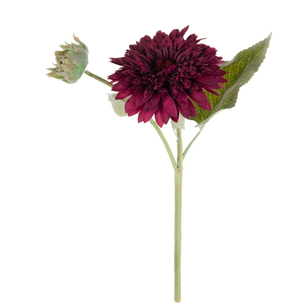 SunMade – Bouquet de Fleurs Artificielles Vintage, branches de tournesol, pour décorer un jardin, pour un Bouquet de mariage, pour l'automne